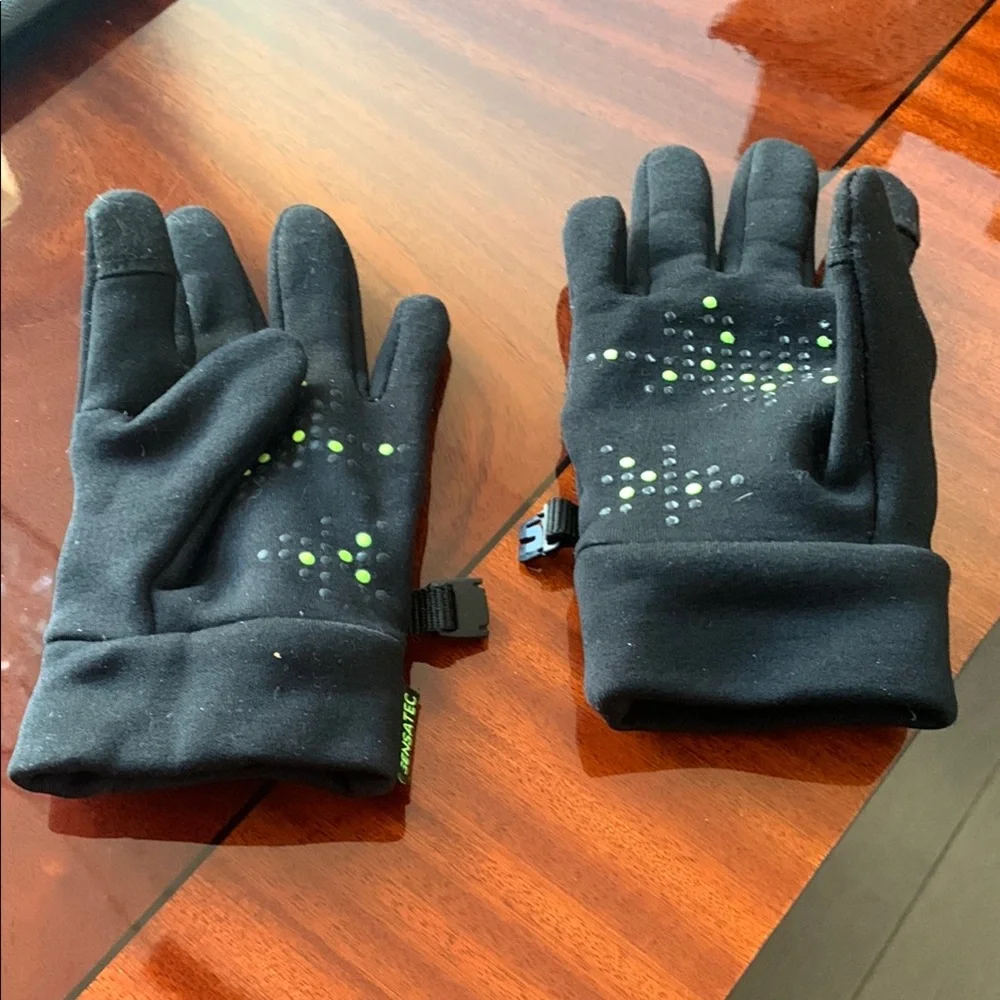 Head Black Kids Mittens